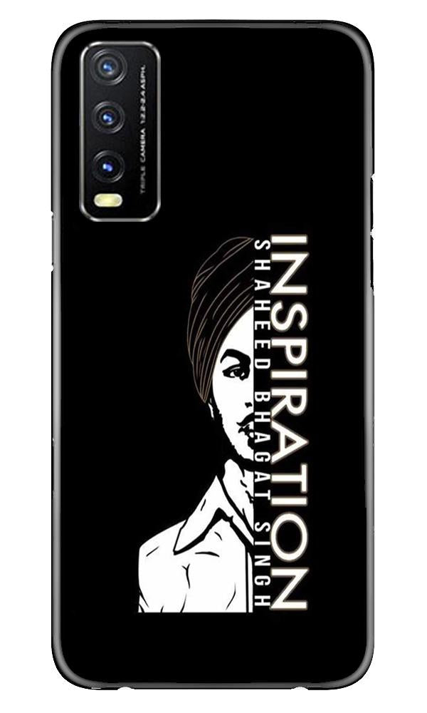 Bhagat Singh Mobile Back Case for Vivo Y20i (Design - 329)