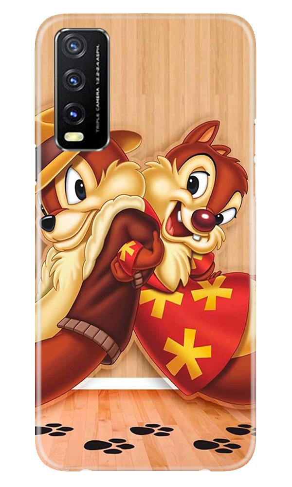 Chip n Dale Mobile Back Case for Vivo Y20 (Design - 335)