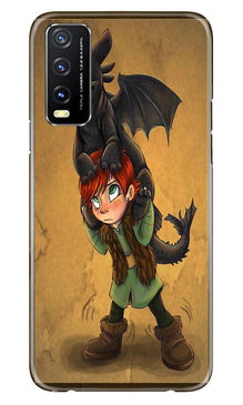 Dragon Mobile Back Case for Vivo Y20i (Design - 336)