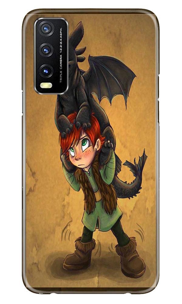 Dragon Mobile Back Case for Vivo Y20 (Design - 336)