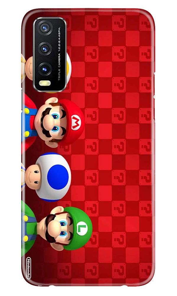 Mario Mobile Back Case for Vivo Y20i (Design - 337)