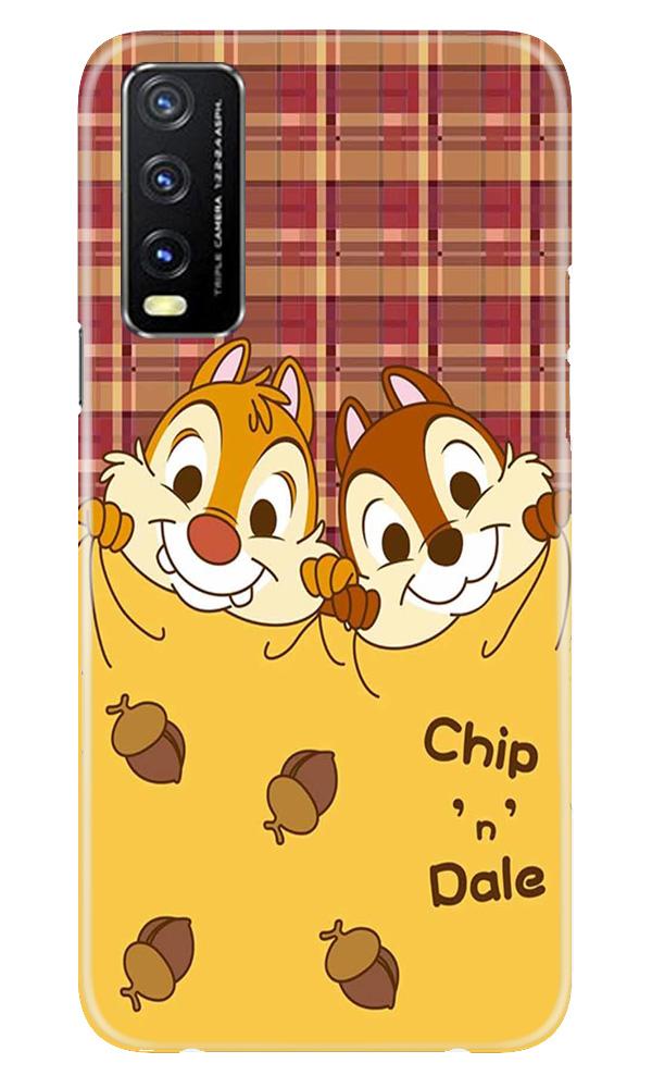 Chip n Dale Mobile Back Case for Vivo Y20i (Design - 342)