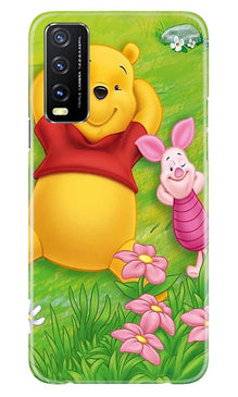 Winnie The Pooh Mobile Back Case for Vivo Y20 (Design - 348)
