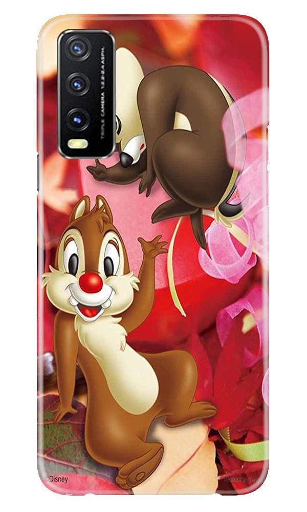 Chip n Dale Mobile Back Case for Vivo Y20i (Design - 349)