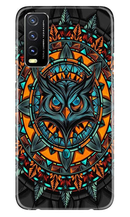 Owl Mobile Back Case for Vivo Y20i (Design - 360)