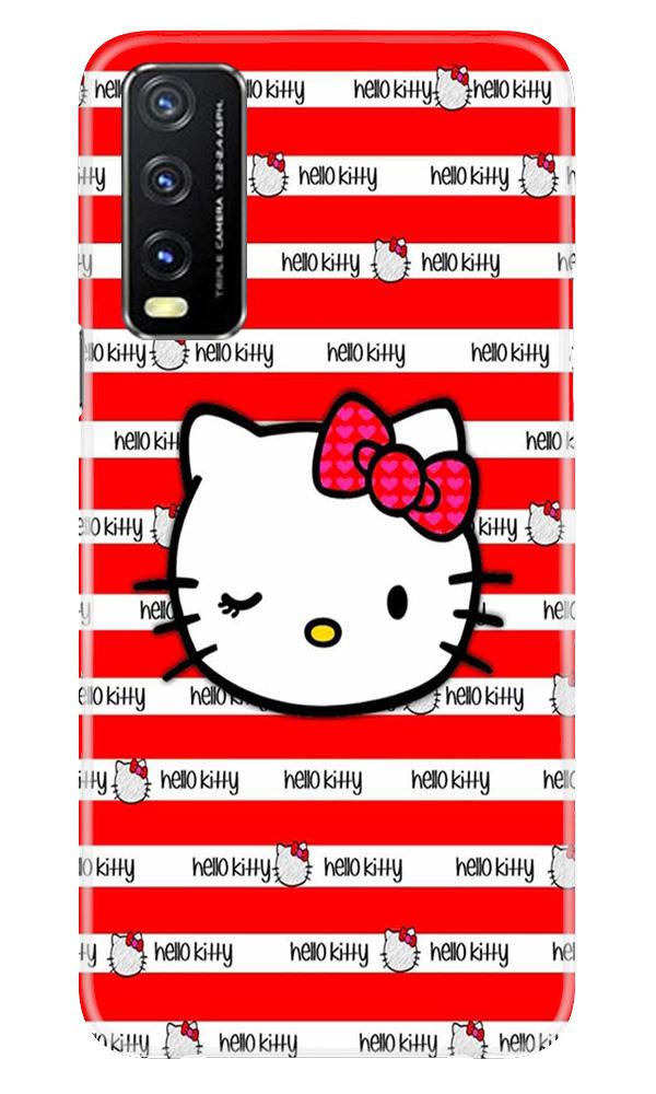 Hello Kitty Mobile Back Case for Vivo Y20G (Design - 364)
