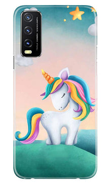Unicorn Mobile Back Case for Vivo Y20G (Design - 366)