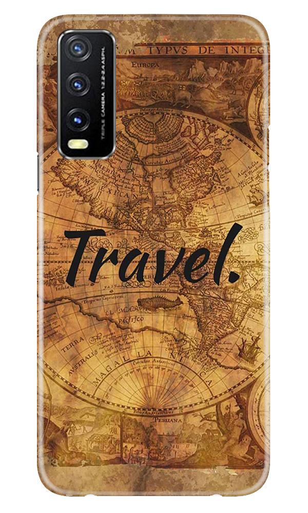 Travel Mobile Back Case for Vivo Y20i (Design - 375)