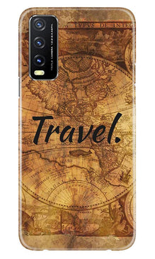 Travel Mobile Back Case for Vivo Y20G (Design - 375)