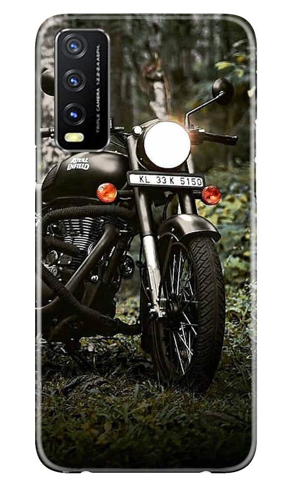 Royal Enfield Mobile Back Case for Vivo Y20G (Design - 384)