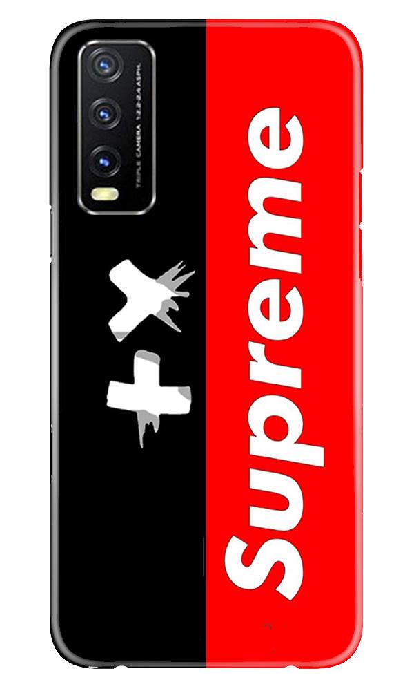 Supreme Mobile Back Case for Vivo Y20 (Design - 389)