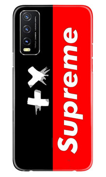 Supreme Mobile Back Case for Vivo Y20i (Design - 389)