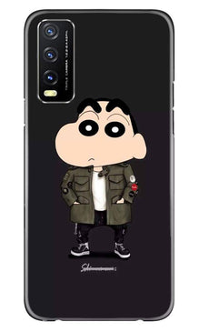 Shin Chan Mobile Back Case for Vivo Y20 (Design - 391)