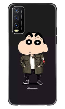 Shin Chan Mobile Back Case for Vivo Y20 (Design - 391)
