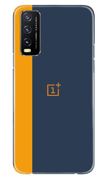 Oneplus Logo Mobile Back Case for Vivo Y20i (Design - 395)