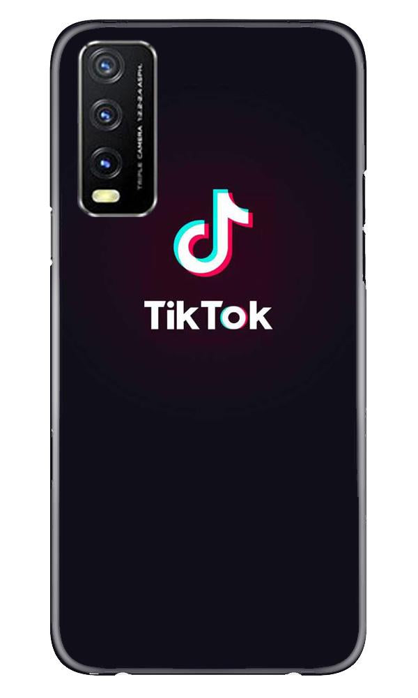 Tiktok Mobile Back Case for Vivo Y20 (Design - 396)