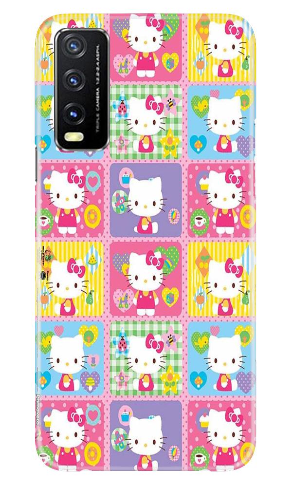 Kitty Mobile Back Case for Vivo Y20G (Design - 400)
