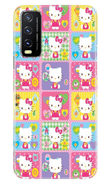 Kitty Mobile Back Case for Vivo Y20 (Design - 400)