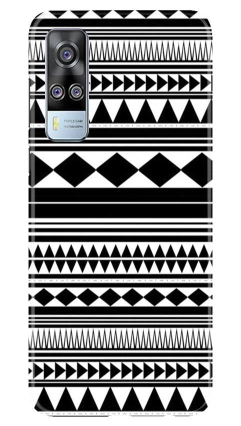 Black white Pattern Case for Vivo Y51