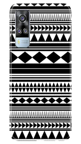 Black white Pattern Case for Vivo Y53s