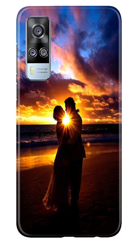 Couple Sea shore Case for Vivo Y31