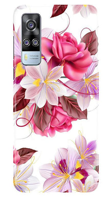 Beautiful flowers Mobile Back Case for Vivo Y51 (Design - 23)