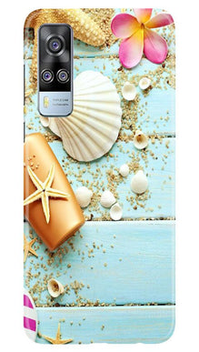 Sea Shells Mobile Back Case for Vivo Y51A (Design - 63)