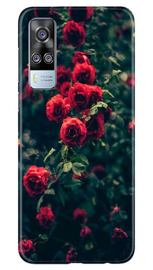 Red Rose Mobile Back Case for Vivo Y31 (Design - 66)