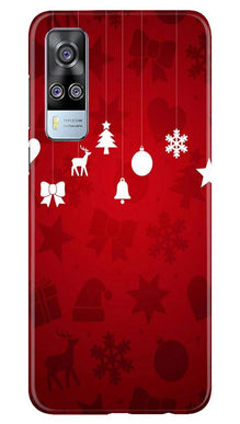 Christmas Mobile Back Case for Vivo Y51 (Design - 78)