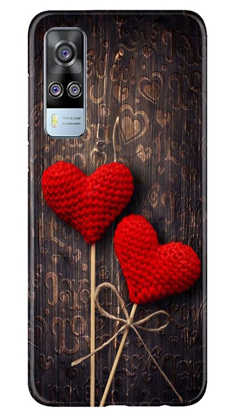 Red Hearts Case for Vivo Y31