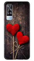 Red Hearts Case for Vivo Y51A