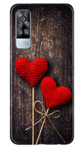 Red Hearts Case for Vivo Y53s