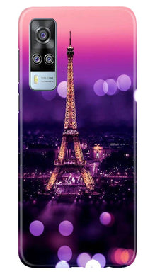 Eiffel Tower Mobile Back Case for Vivo Y53s (Design - 86)
