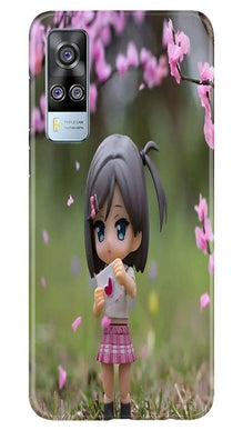 Cute Girl Mobile Back Case for Vivo Y51 (Design - 92)
