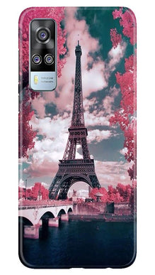Eiffel Tower Mobile Back Case for Vivo Y51A  (Design - 101)