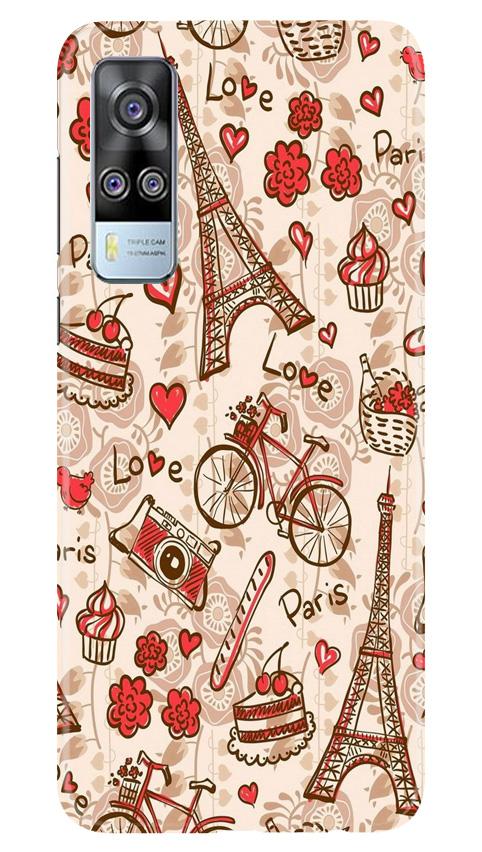 Love Paris Case for Vivo Y31  (Design - 103)