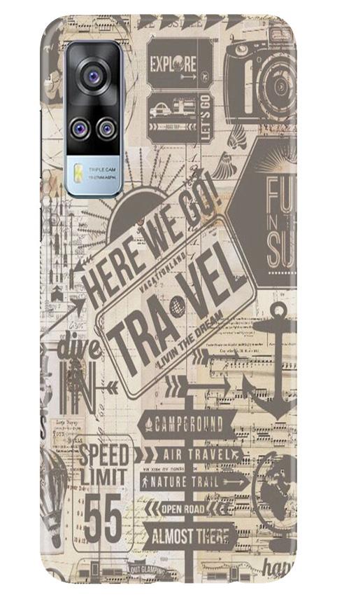 Travel Case for Vivo Y51A  (Design - 104)