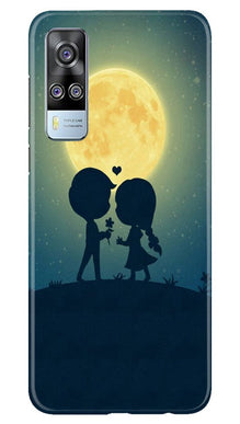 Love Couple Mobile Back Case for Vivo Y53s  (Design - 109)