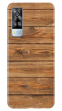 Wooden Look Mobile Back Case for Vivo Y51A  (Design - 113)