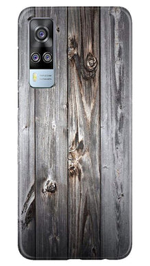 Wooden Look Mobile Back Case for Vivo Y51A  (Design - 114)
