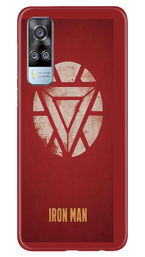 Iron Man Superhero Case for Vivo Y31  (Design - 115)