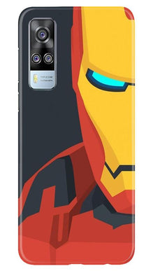 Iron Man Superhero Mobile Back Case for Vivo Y51A  (Design - 120)