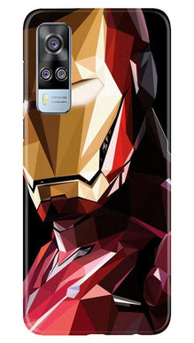 Iron Man Superhero Mobile Back Case for Vivo Y51A  (Design - 122)