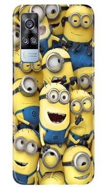Minions Mobile Back Case for Vivo Y31  (Design - 127)