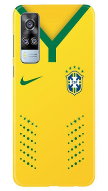 Brazil Mobile Back Case for Vivo Y51  (Design - 176)