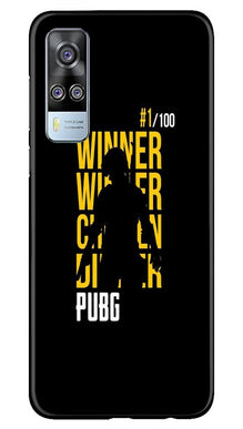 Pubg Winner Winner Mobile Back Case for Vivo Y53s  (Design - 177)