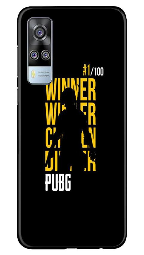 Pubg Winner Winner Case for Vivo Y31  (Design - 177)