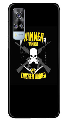 Winner Winner Chicken Dinner Mobile Back Case for Vivo Y51  (Design - 178)