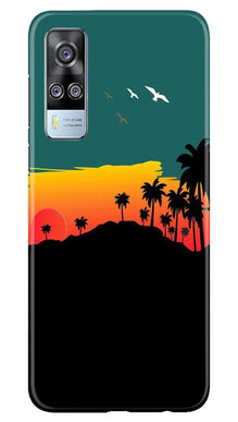 Sky Trees Mobile Back Case for Vivo Y31 (Design - 191)