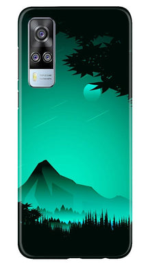 Moon Mountain Mobile Back Case for Vivo Y53s (Design - 204)